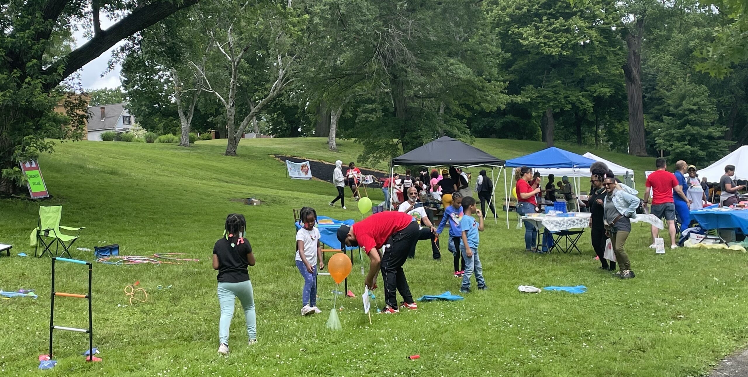 Juneteenth is a big celebration in the African American Cultural Garden each year.